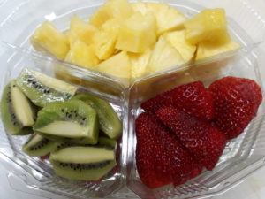 Ananas, Kiwis, Fraises