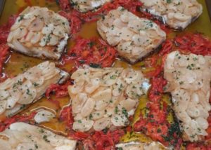 Merlu à l'Espagnole